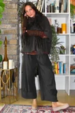 Tiby Cashmere Touch Layering Top Baroque Country Bloom Burgundy